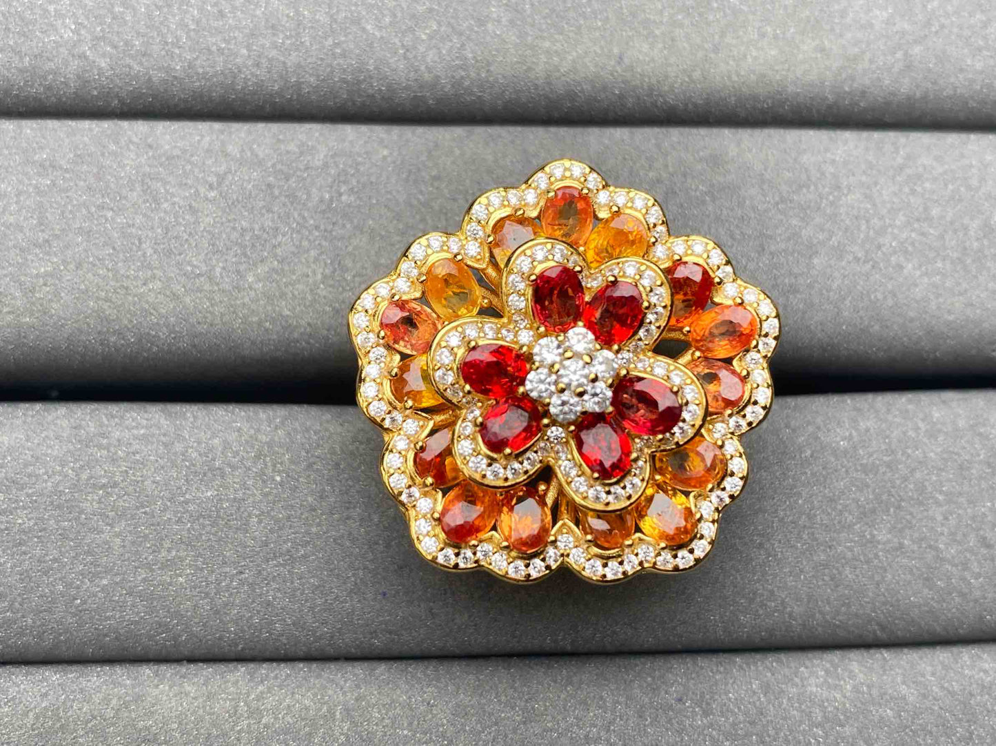 A6076 Colorful Sapphire Ring