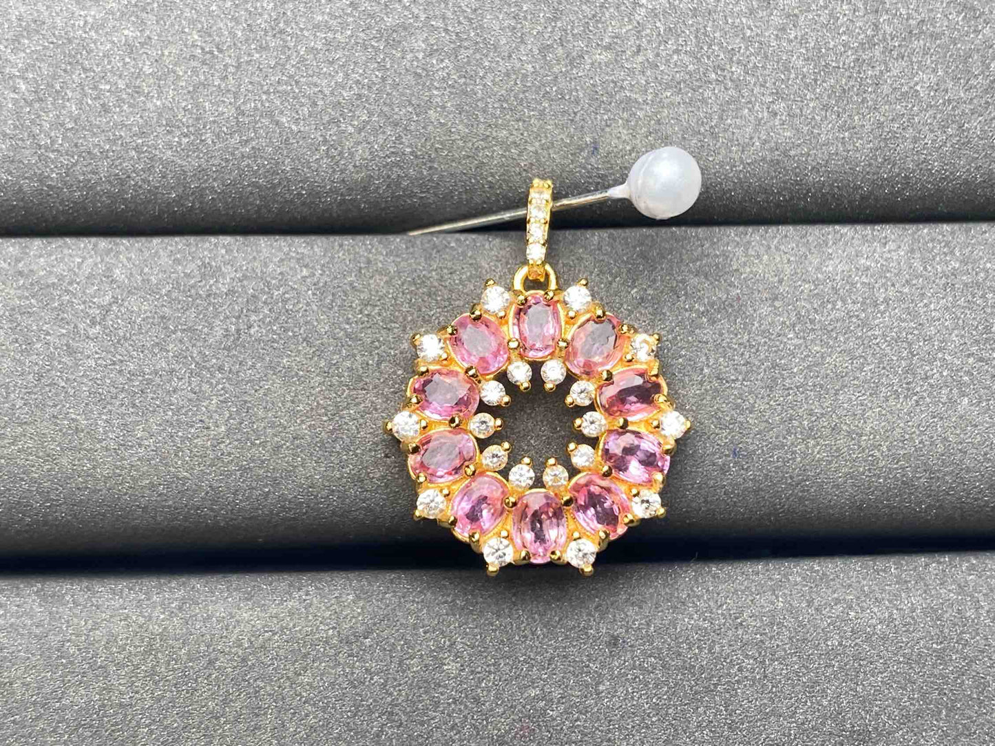 A6280 Pink Sapphire Pendant