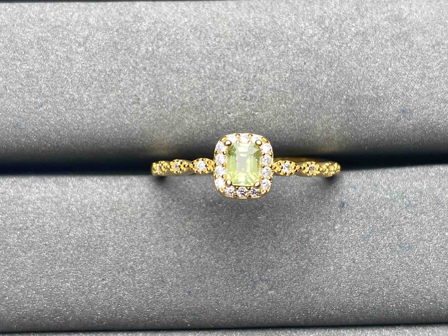 A6436 Yellow Sapphire Ring