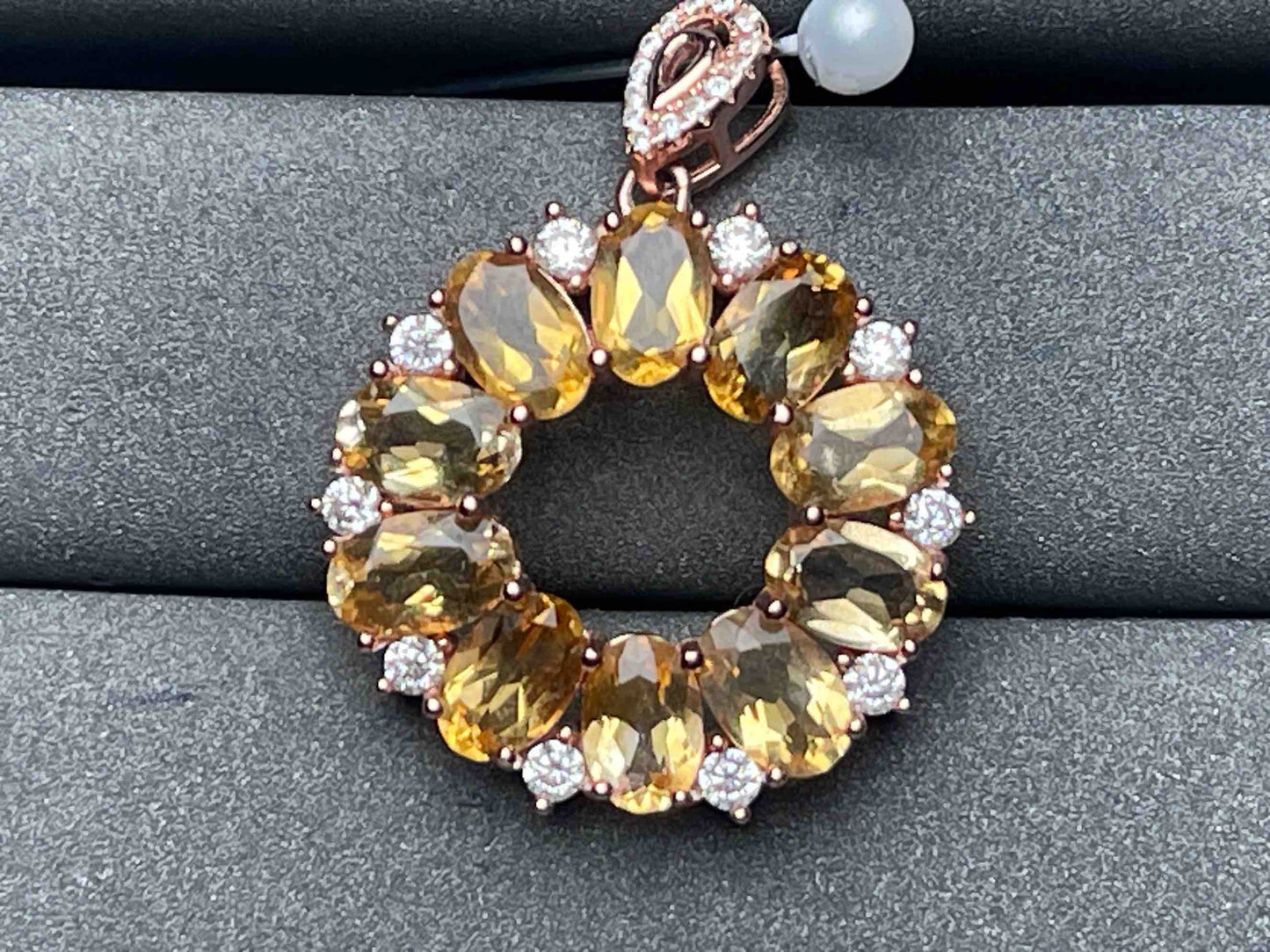 A6458 Citrine Pendant
