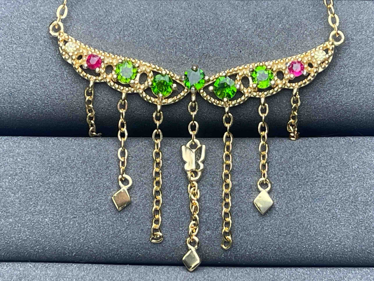 A6766 Diopside Necklace