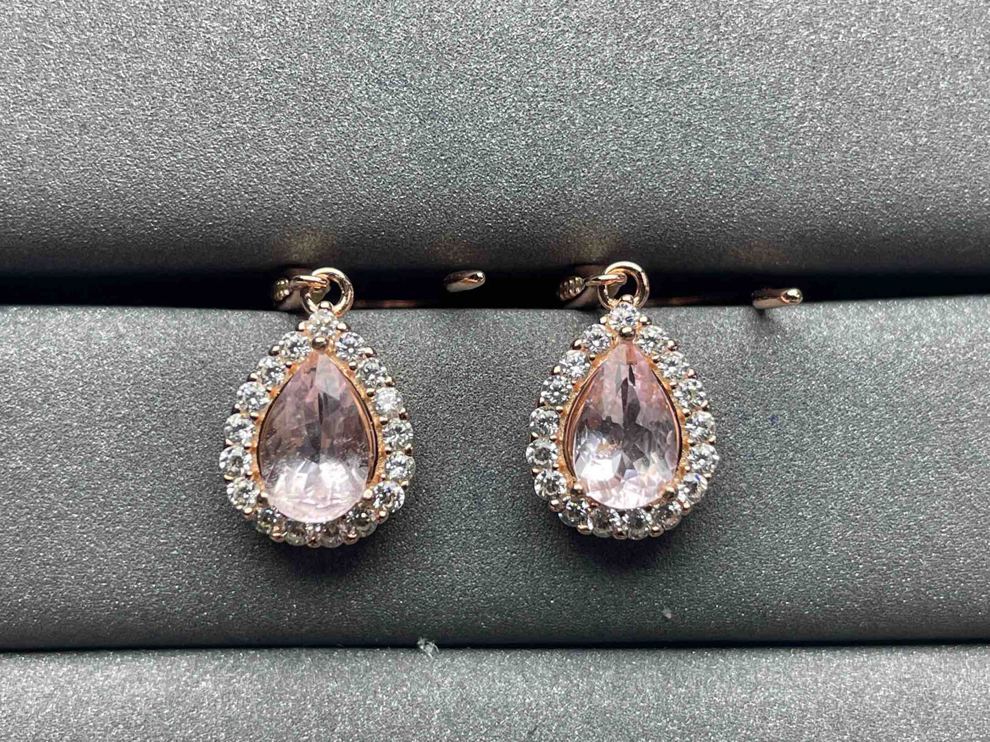 A694 Morganite Earrings