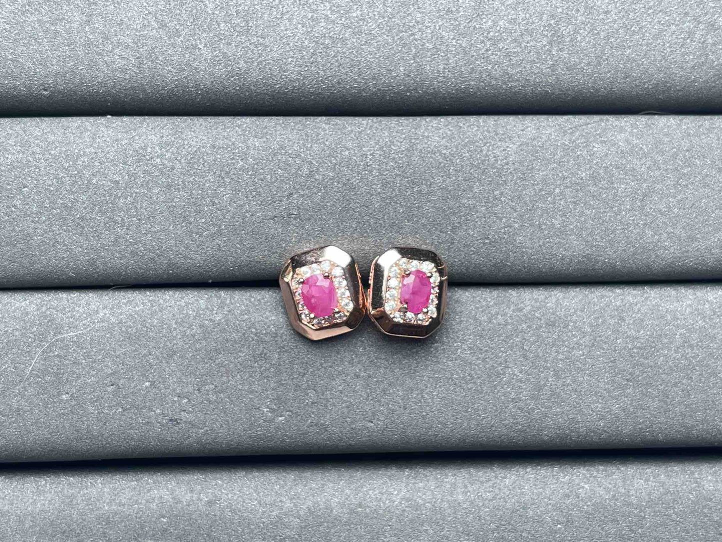 A7020 Ruby Earrings