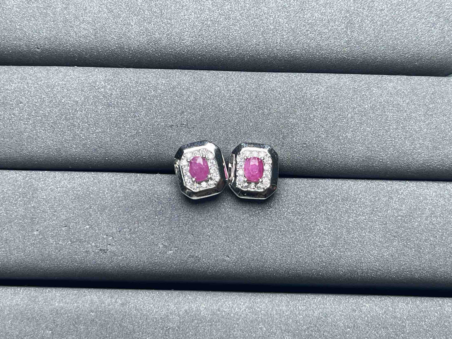 A7038 Ruby Earrings