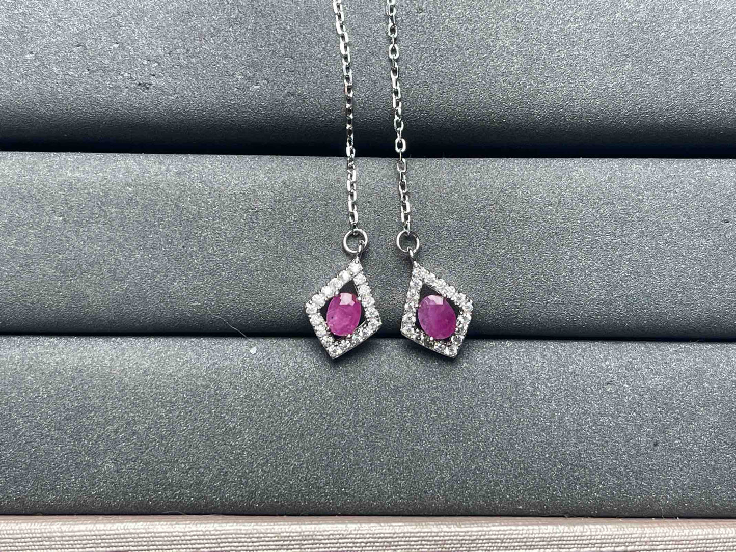 A7039 Ruby Earrings