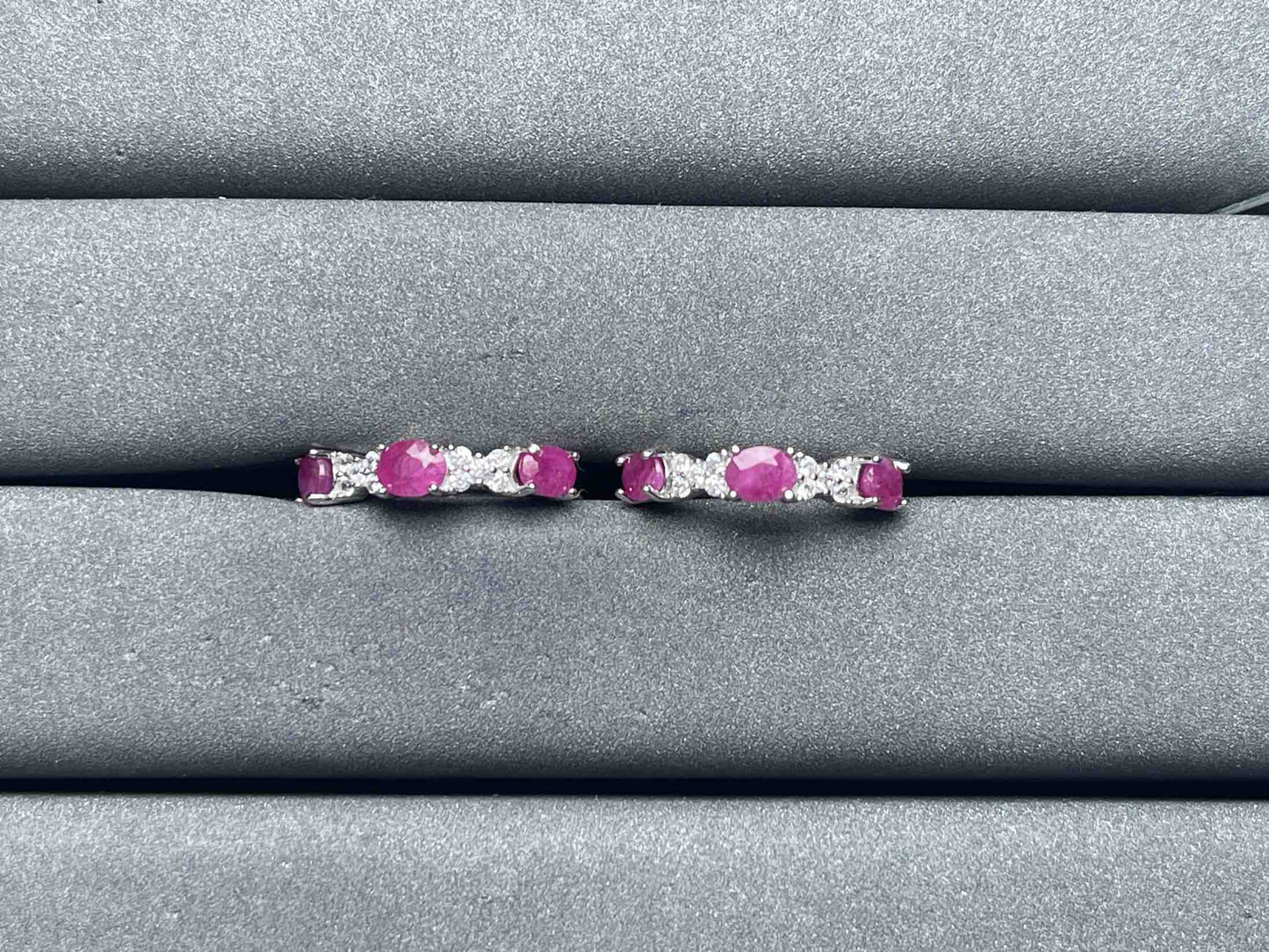 A7040 Ruby Earrings
