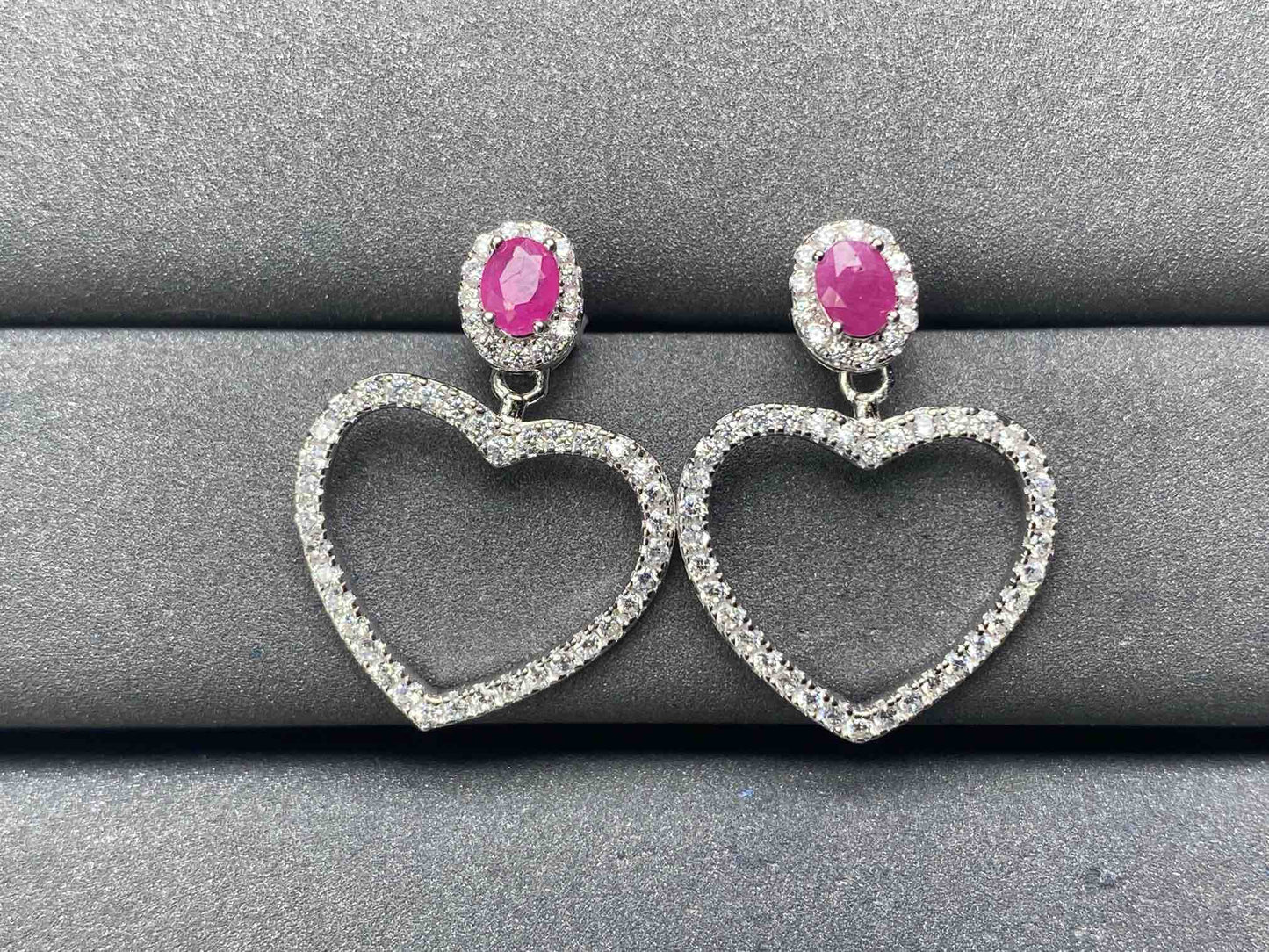 A7173 Ruby Earrings