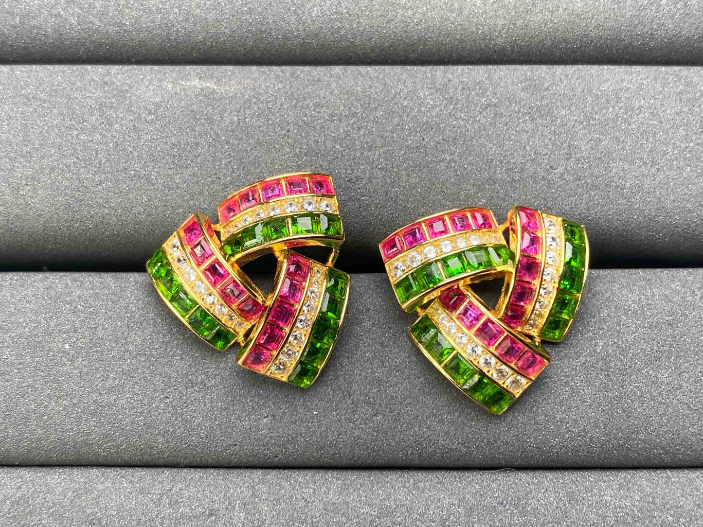 A7188 Diopside Earrings