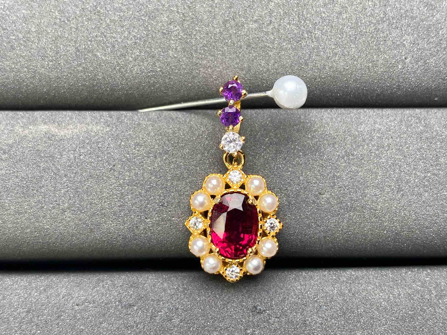 A7206 Rubellite Pendant
