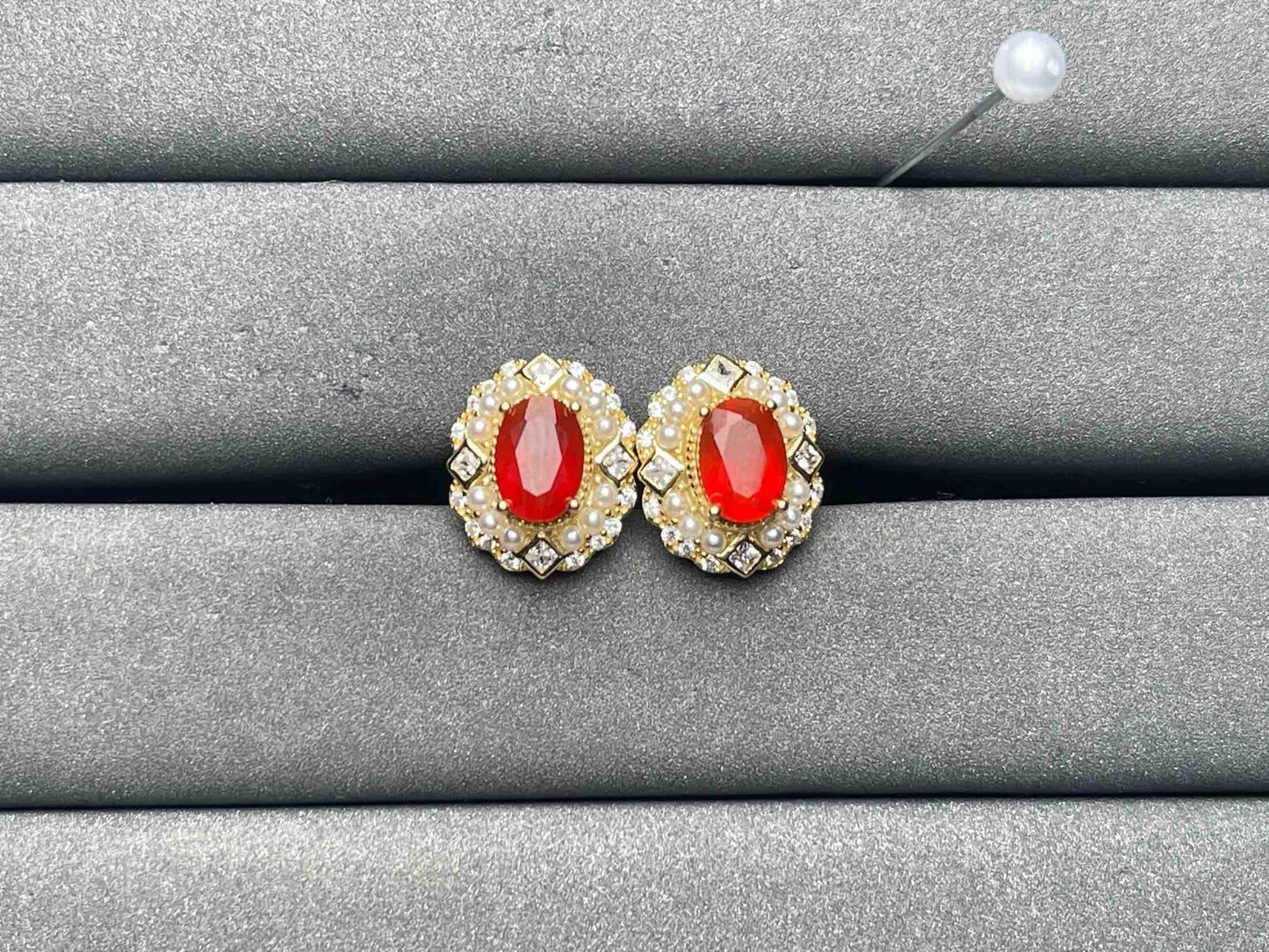 A7280 Carnelian Earrings