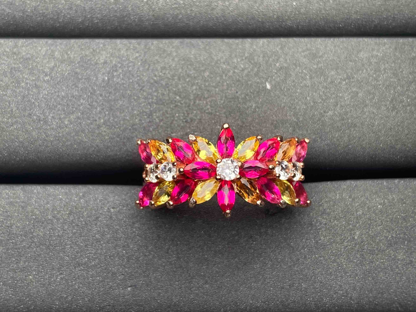 A7363 Pink Topaz Ring