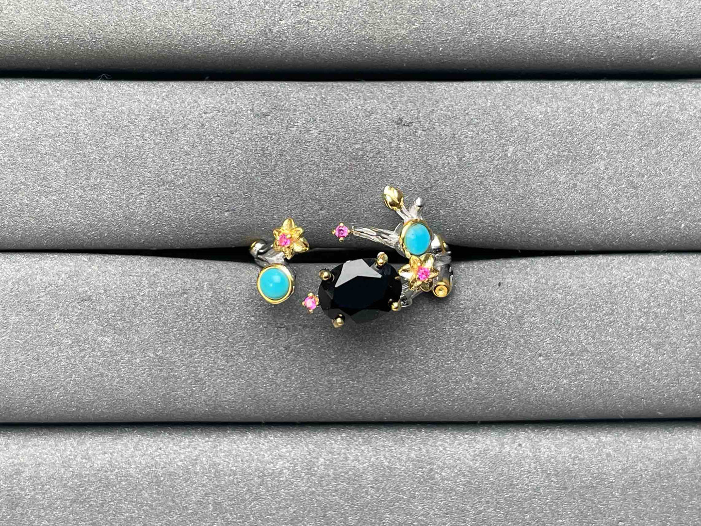 A7443 Black Onyx Ring