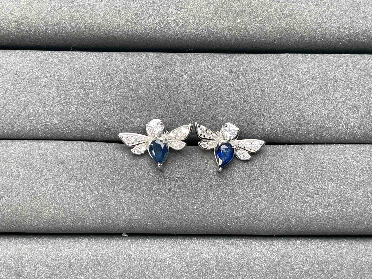 A7478 Sapphire Earrings