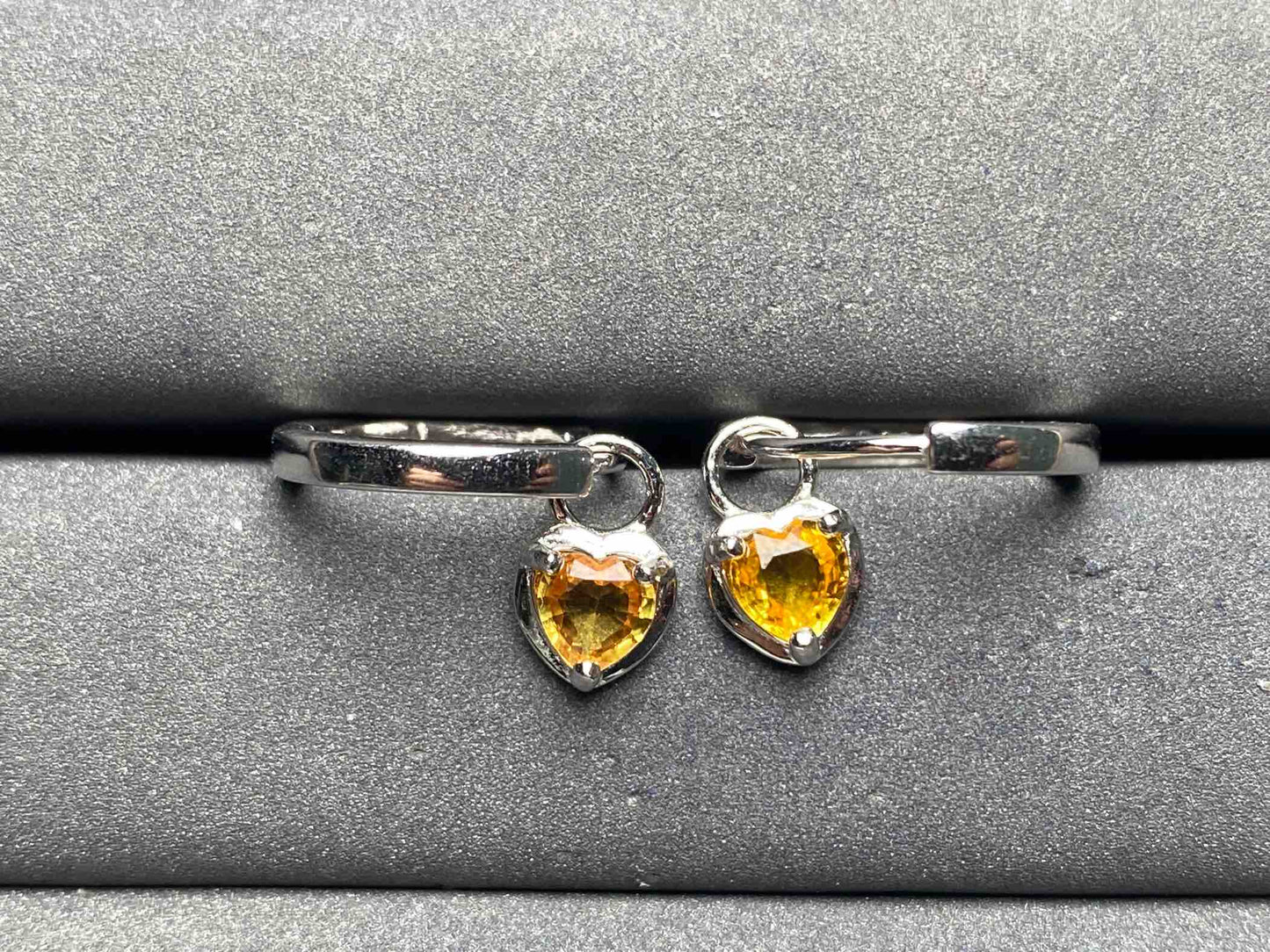A8096 Yellow Sapphire Earrings
