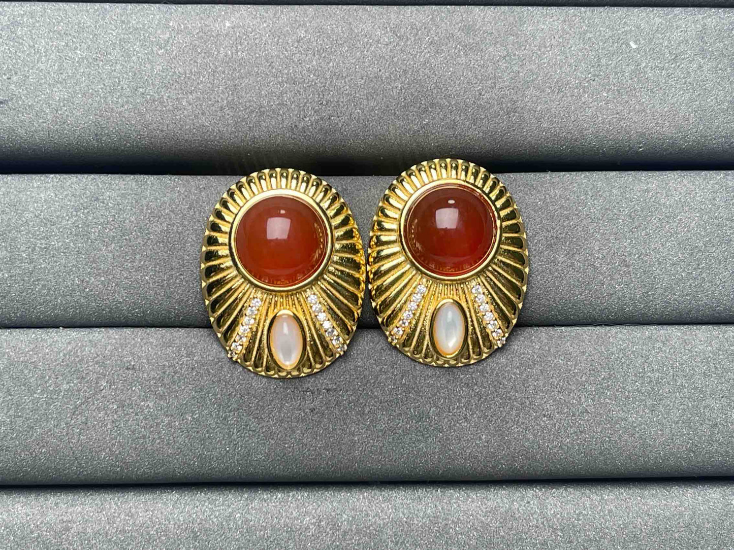 A8387 Carnelian Earrings