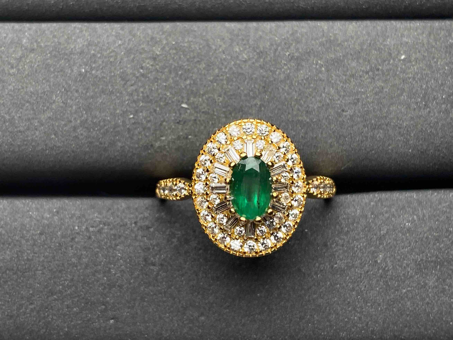 A8787 Emerald Ring