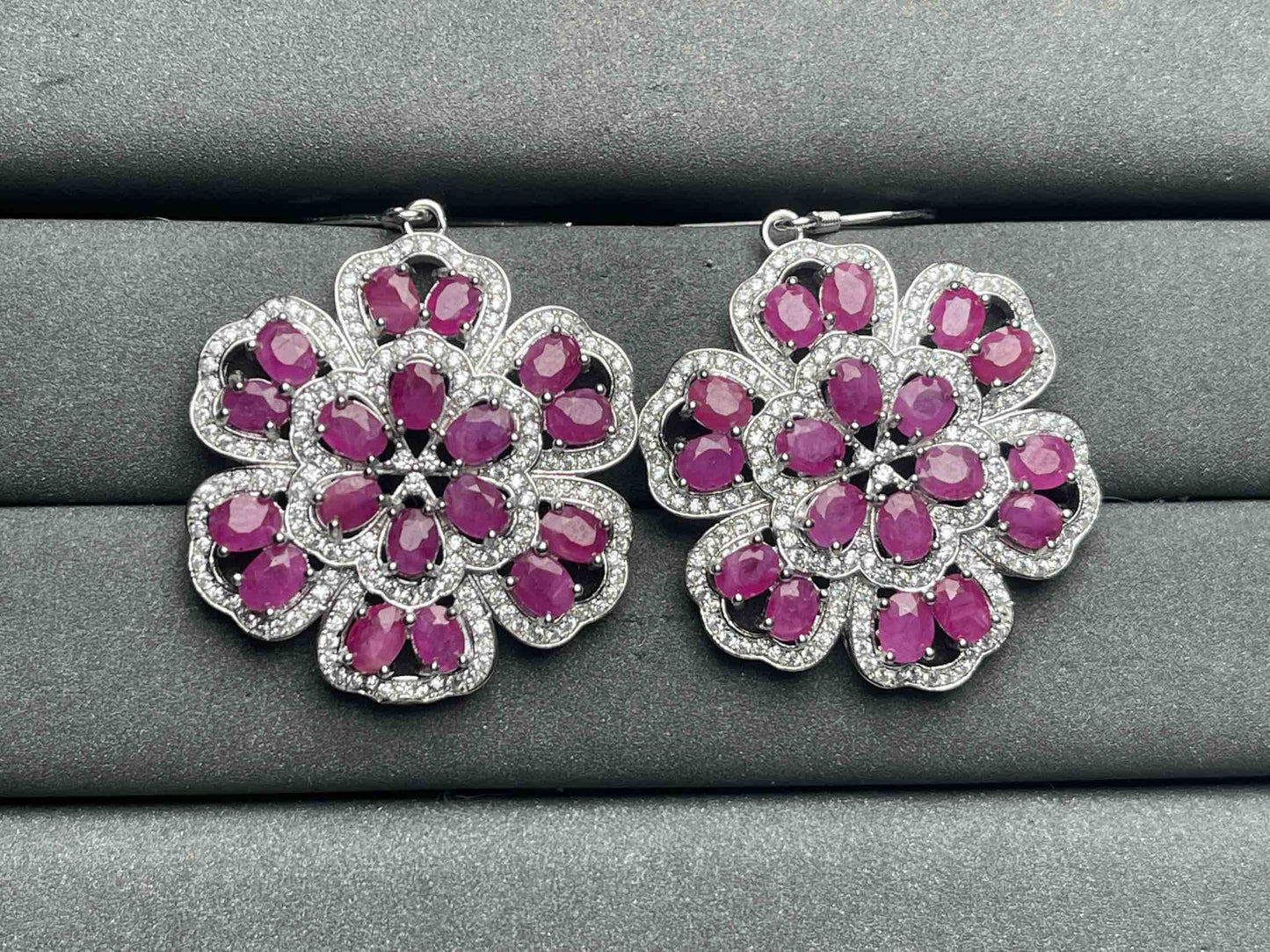 A9049 Ruby Earrings
