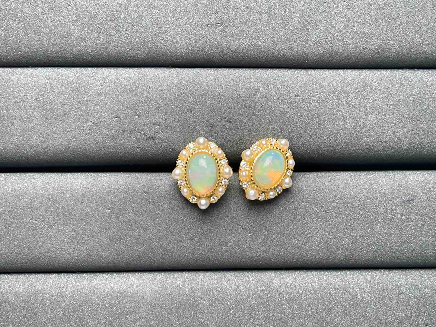 A9126 Opal Earrings