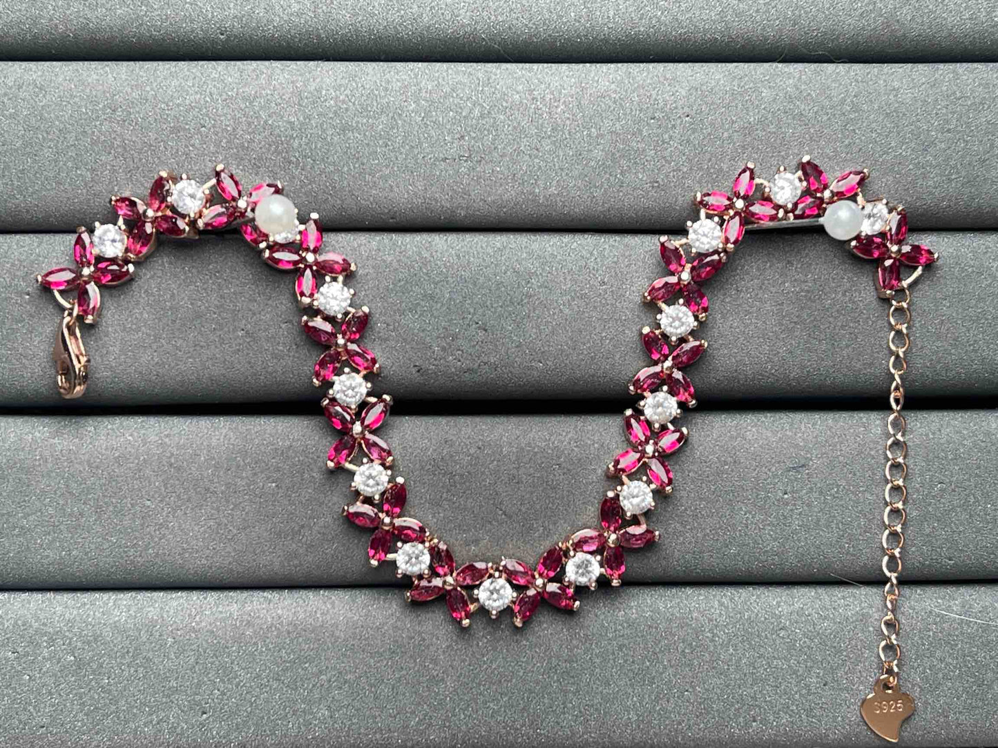 A9215 Garnet Bracelet