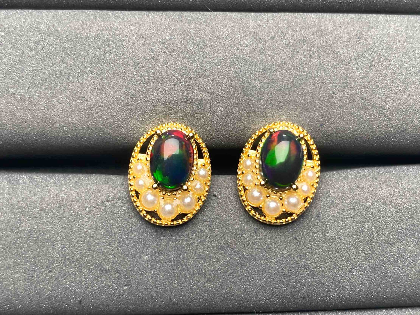 A9528 Opal Earrings