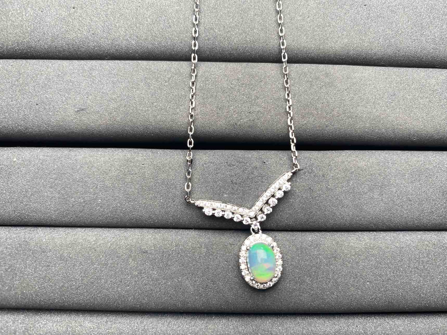A9574 Opal Necklace