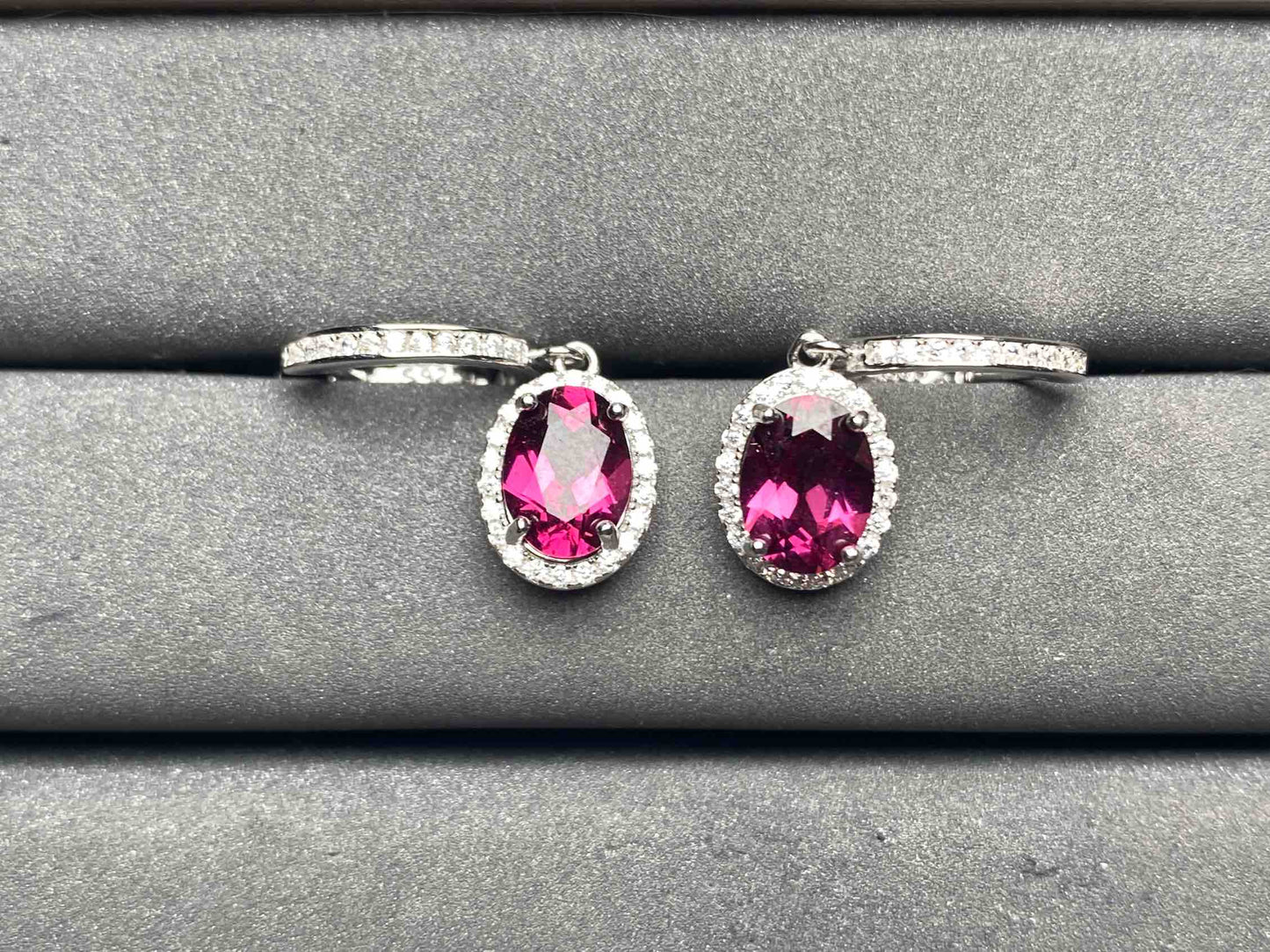 A9585 Garnet Earrings