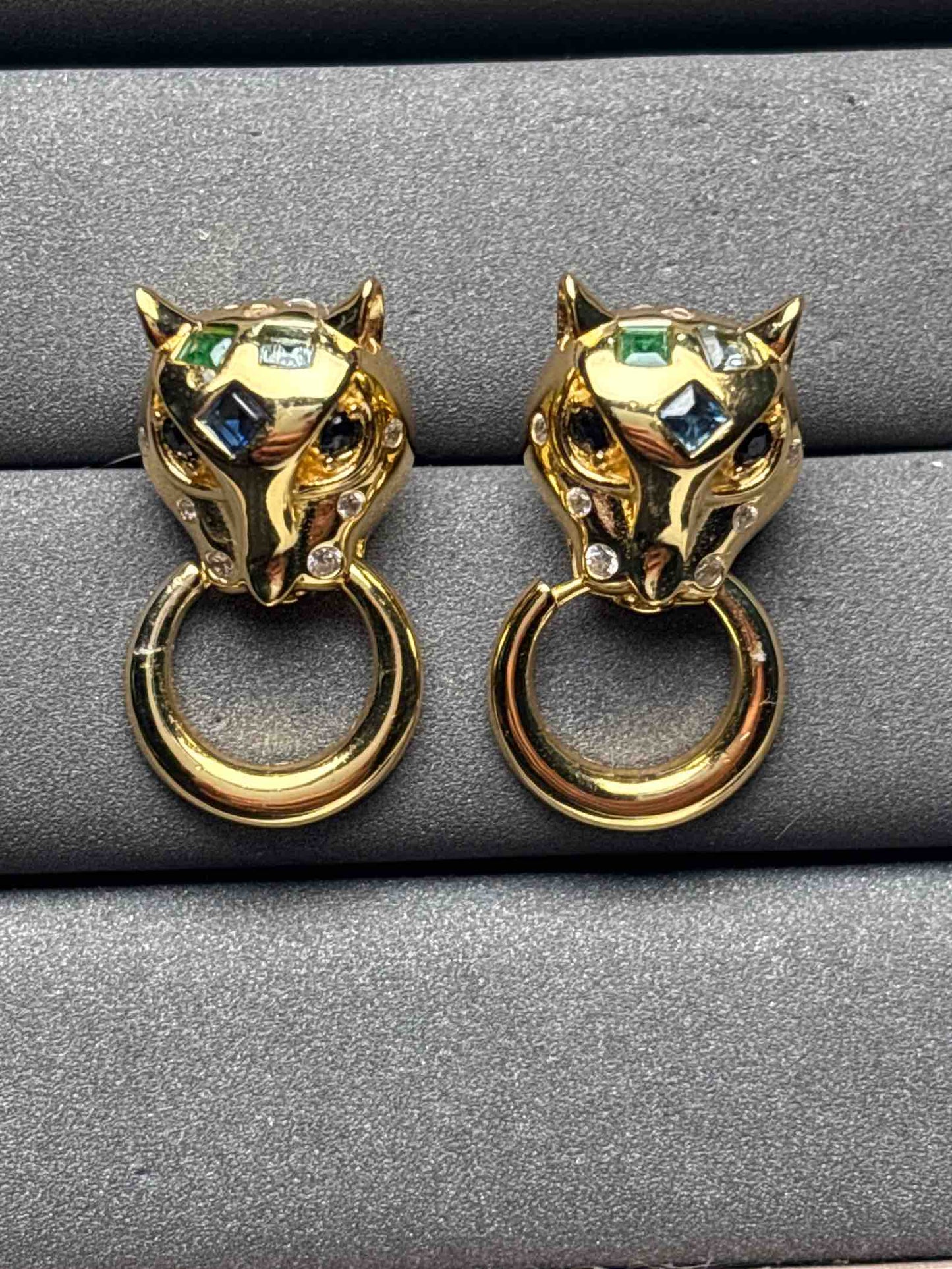 A9674 Sapphire Earrings