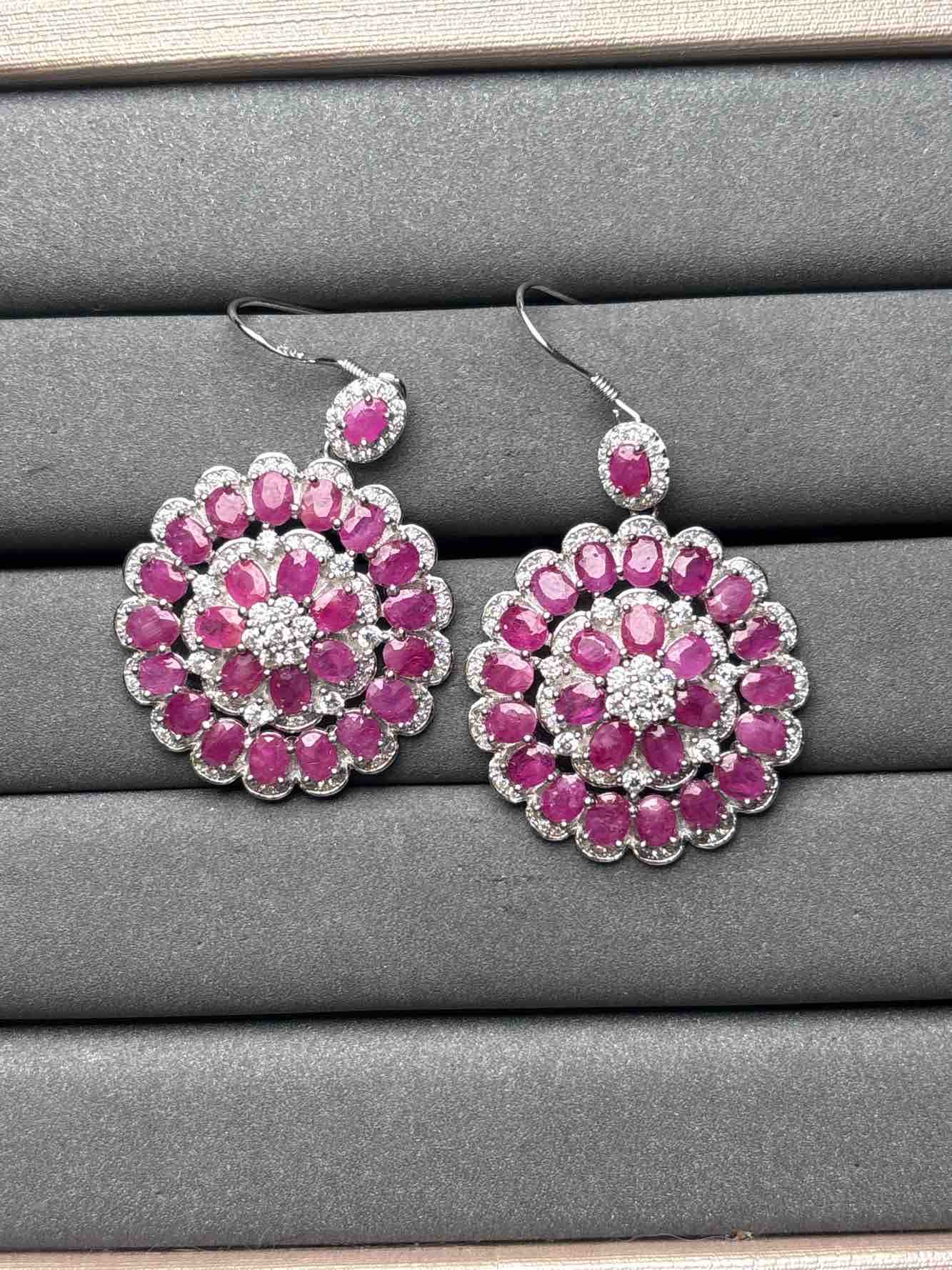 A9729 Ruby Earrings