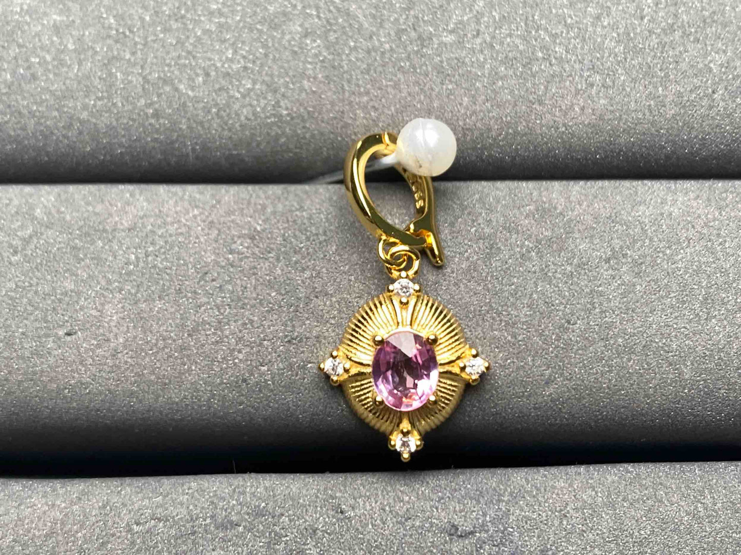 A9755 Pink Sapphire Pendant