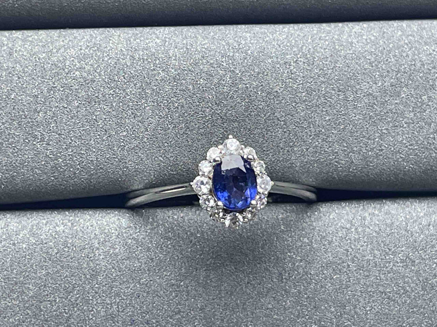 A988 Blue Sapphire Ring