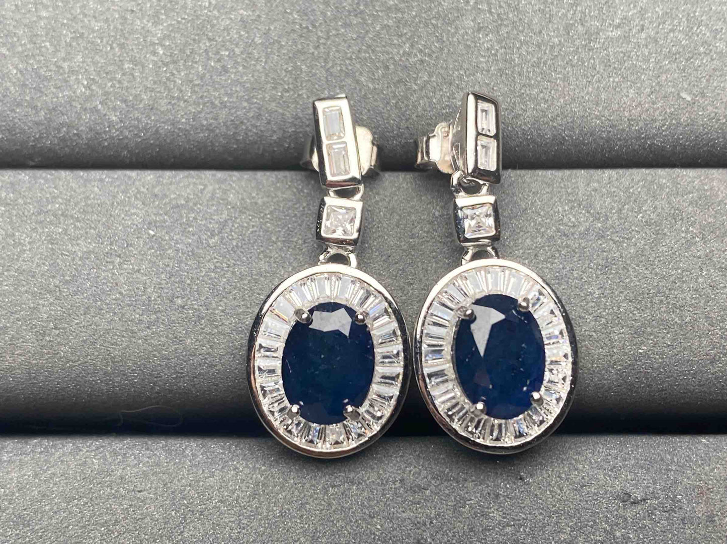 A9891 Sapphire Earrings