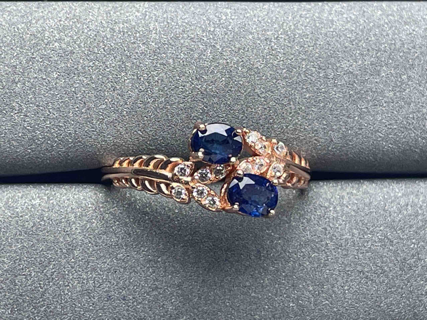 A990 Blue Sapphire Ring