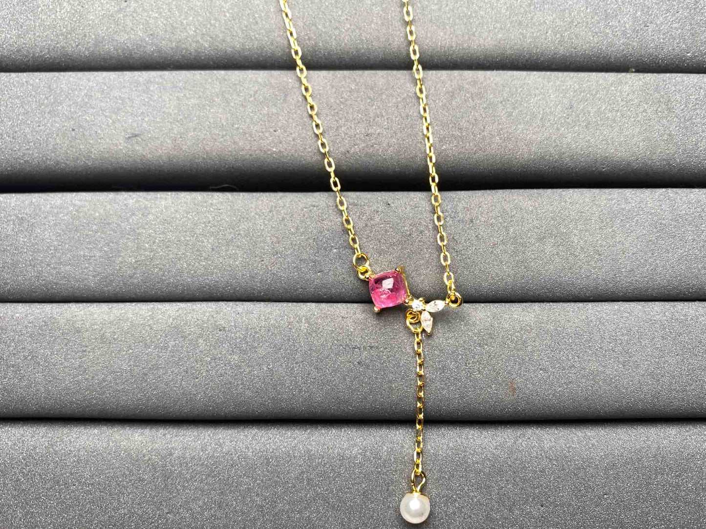 A9968 Pink Spinel Necklace