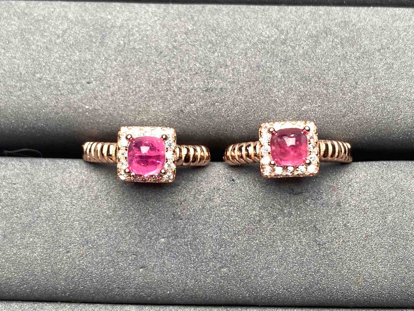 A9975 Pink Spinel Earrings