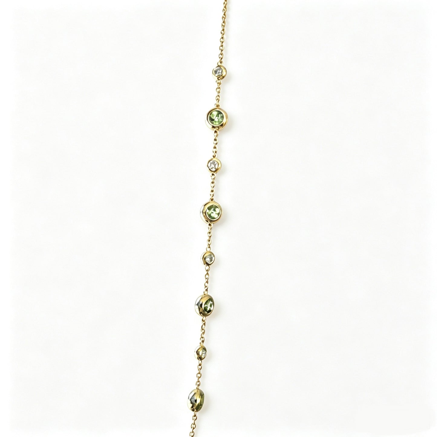 Peridot Bubble Bracelet