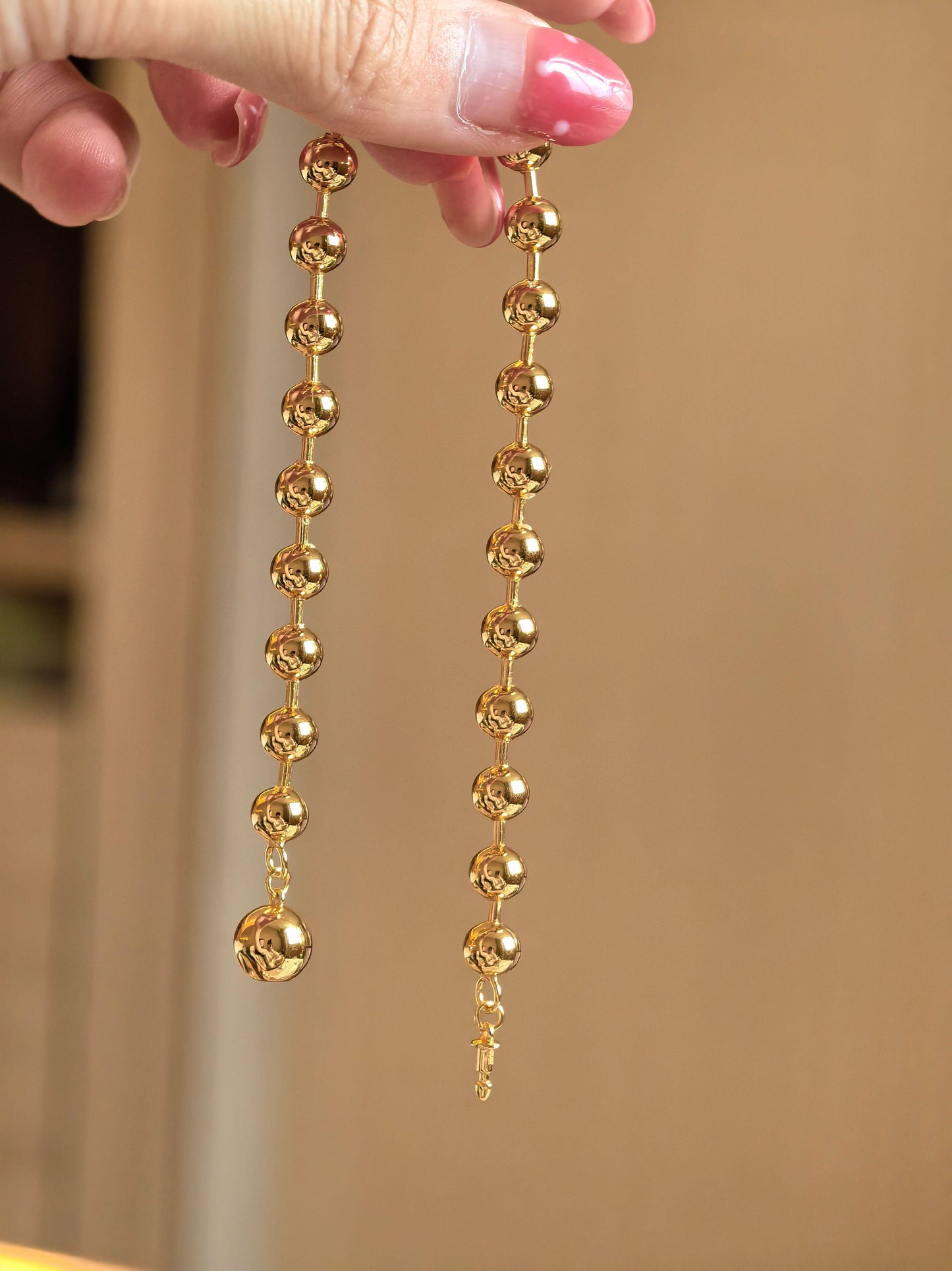 G109 Cassie Enjoy life Chain Bracelet 6mm 16cm gold color