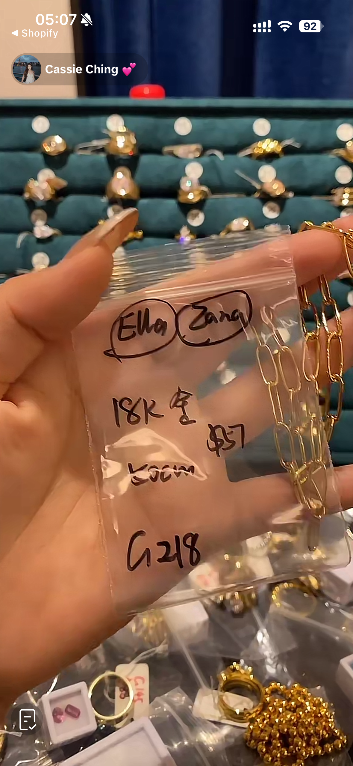 G218 Cassie(Refunds are not supported)