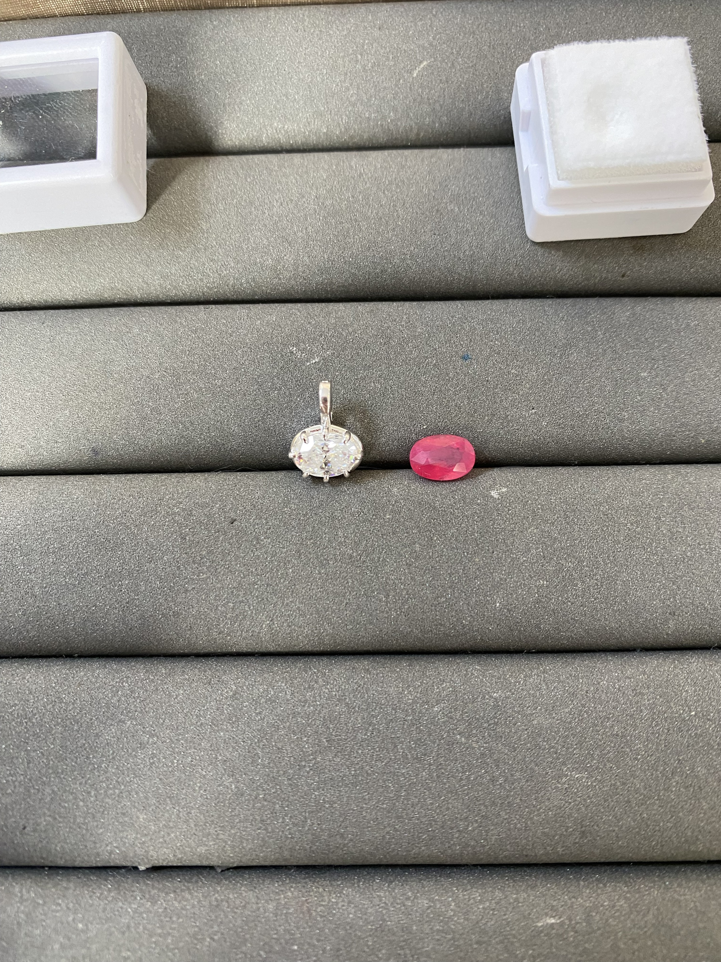 Nini-Custom pendant setting for #28888, silver-christina