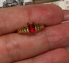 Nini-Ring setting for #29150, gold-lucky me
