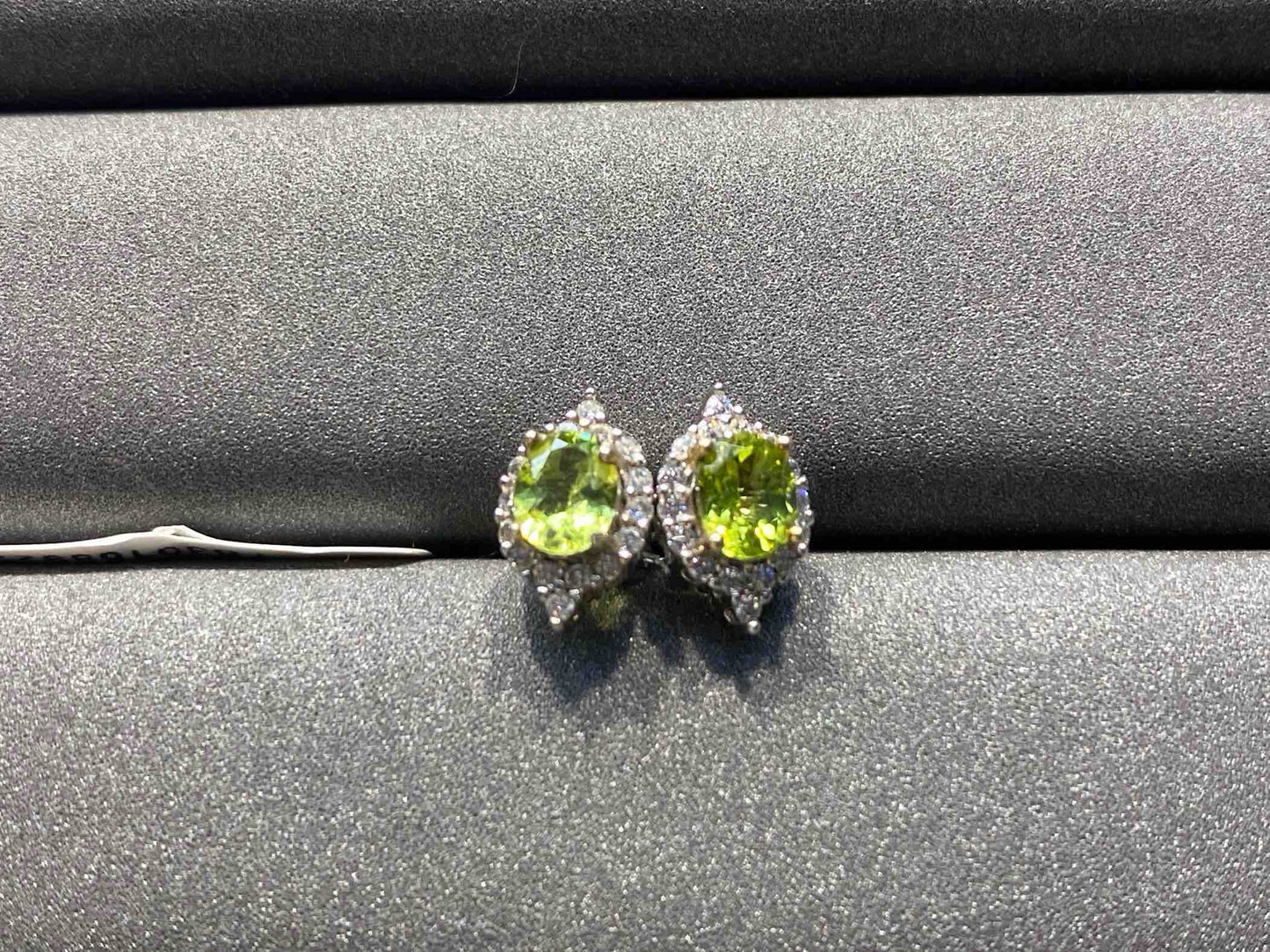 A649 Peridot Earrings