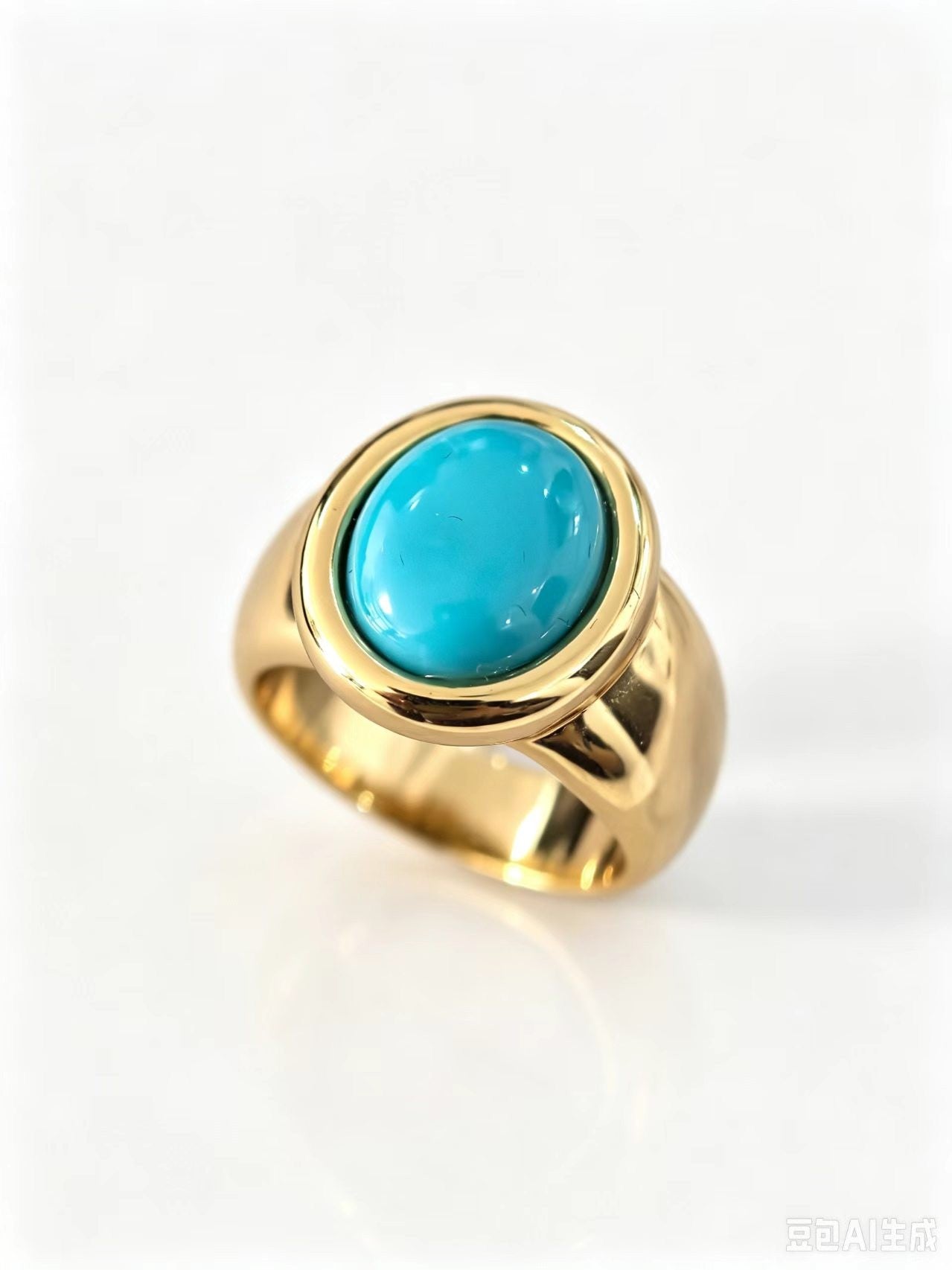 MA006 S925 Silver Ring Turquoise