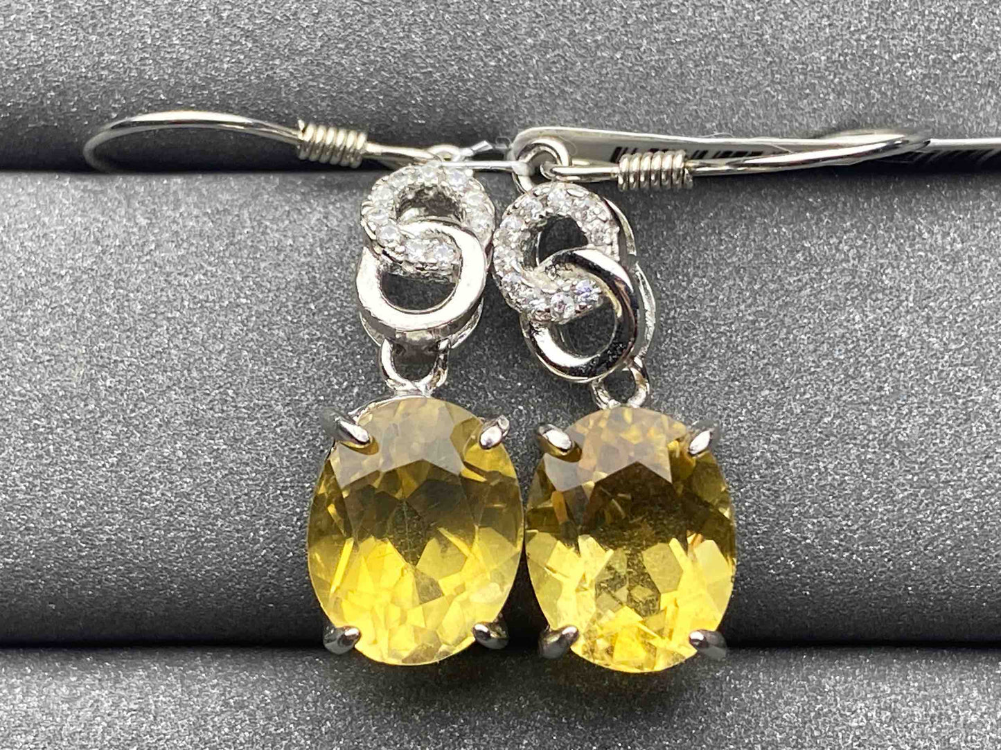 1526 Citrine Earrings