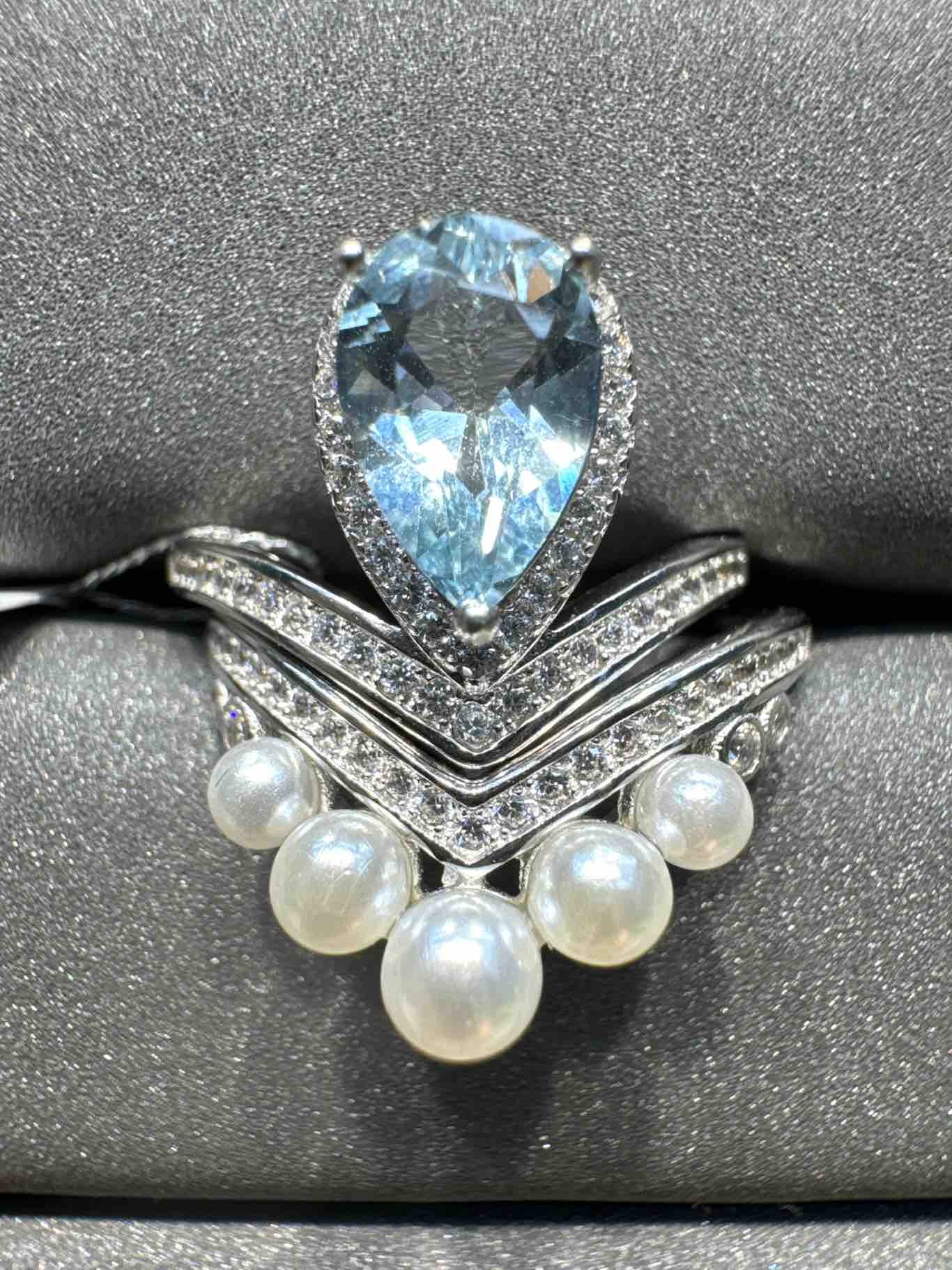 1473 Aquamarine Ring