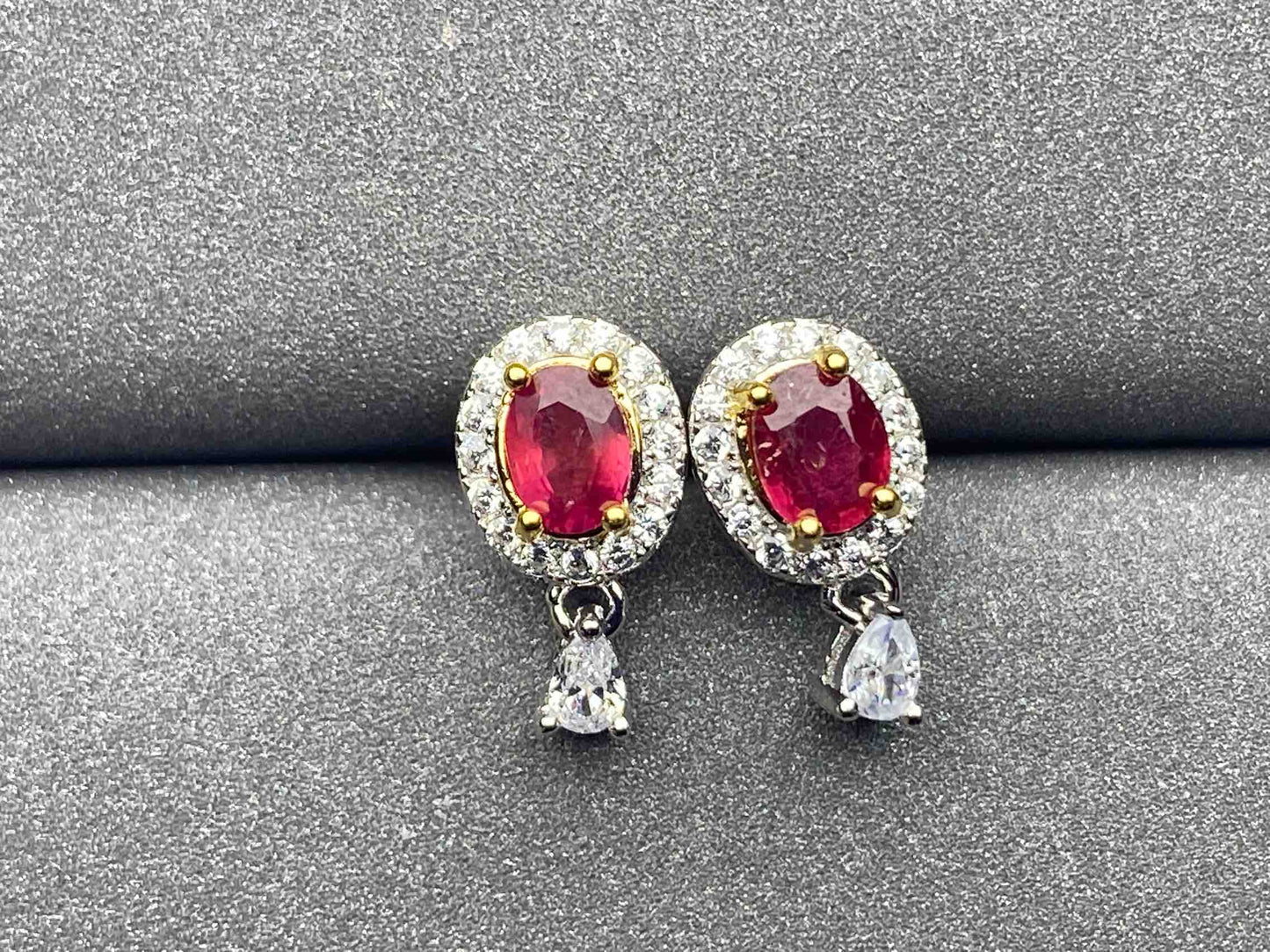 3377 Ruby Earrings