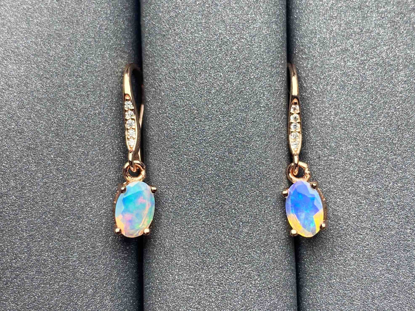 3466 Opal Earrings