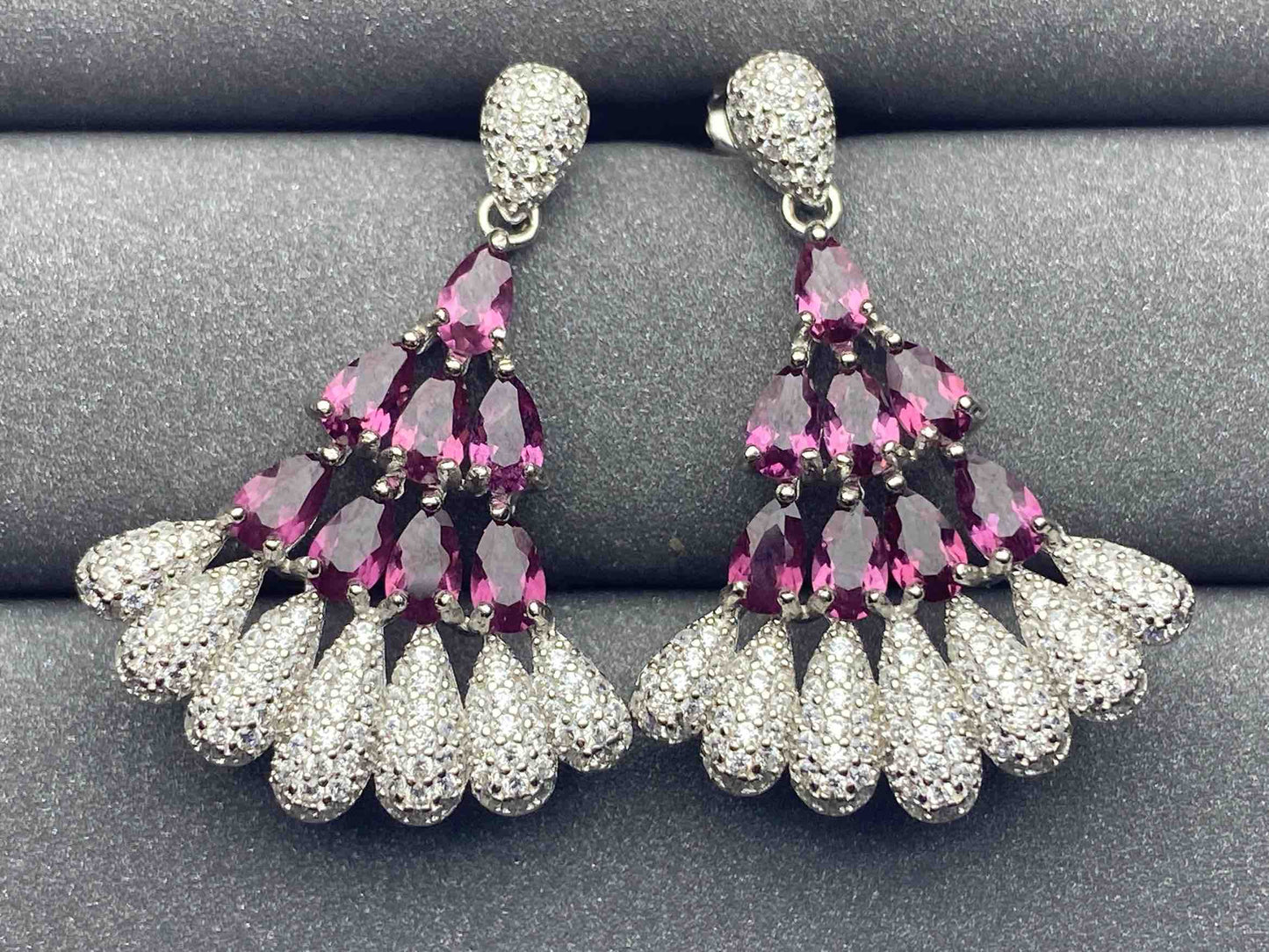 3561 Garnet Earrings