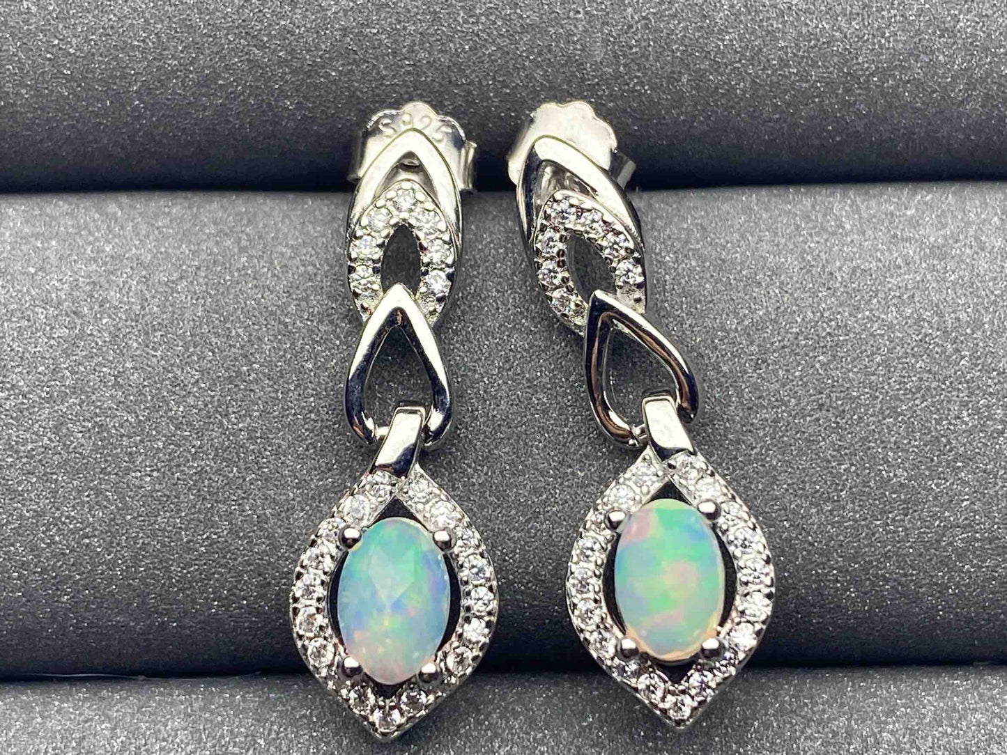 3576 Opal Earrings