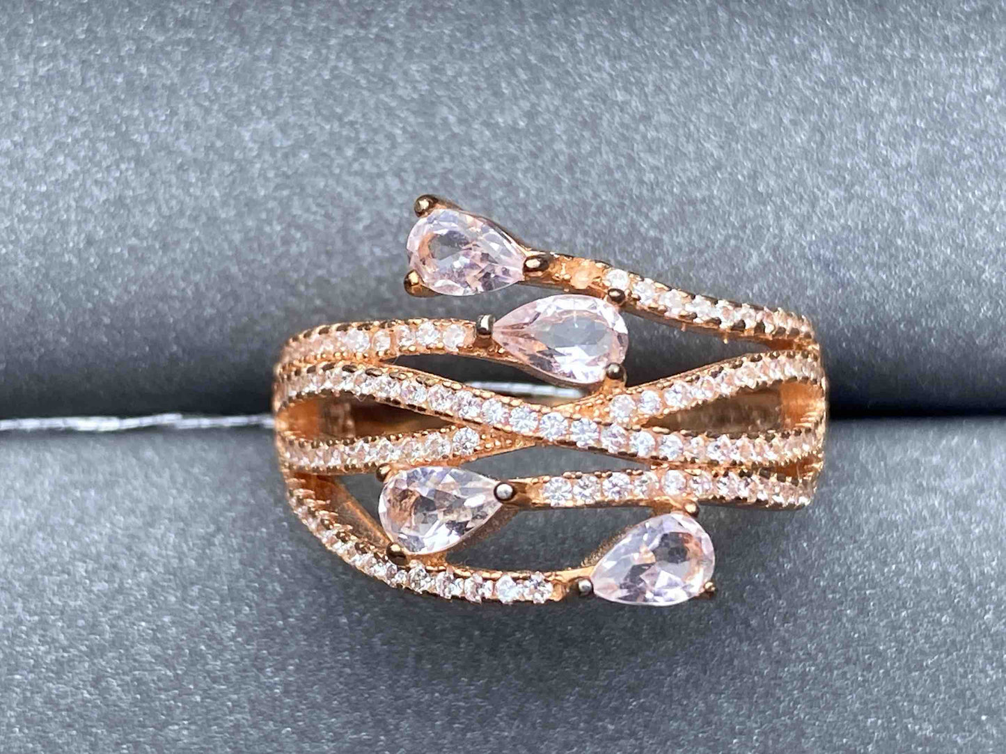 3673 Morganite Ring