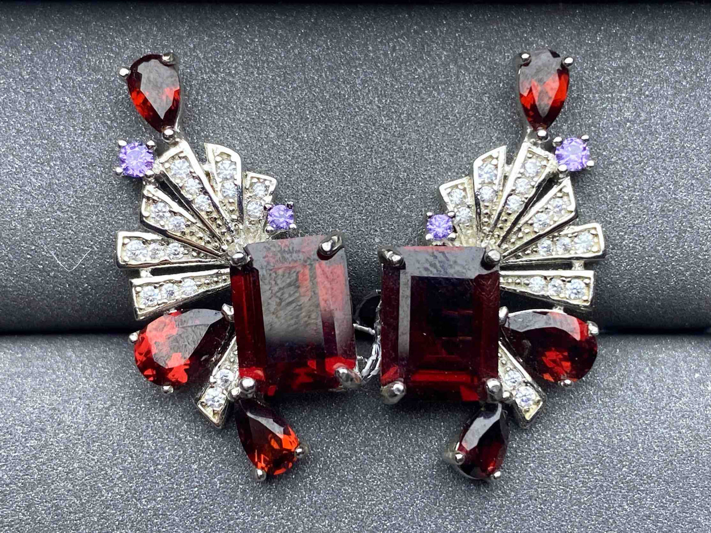 3779 Garnet Earrings