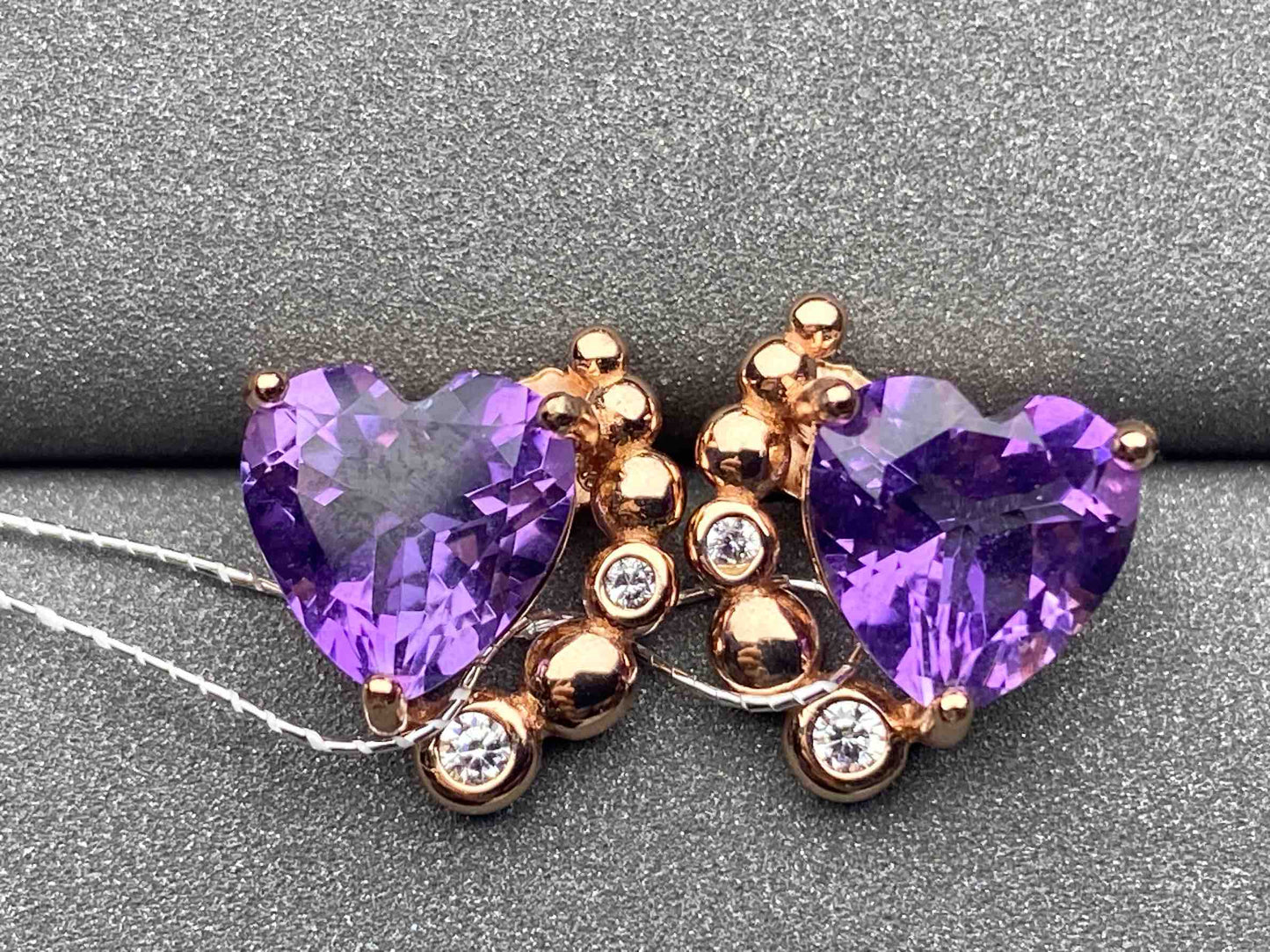 3798 Amethyst Earrings